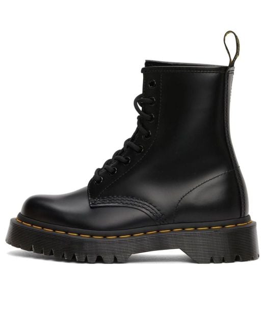 Dr. Martens Black 1460 Bex Smooth Leather Platform Boot for men