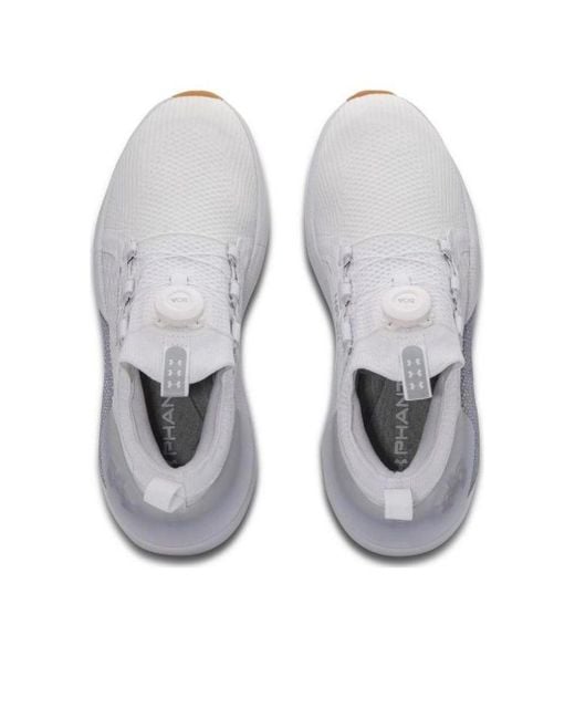 Under Armour White Hovr Phantom Boa for men