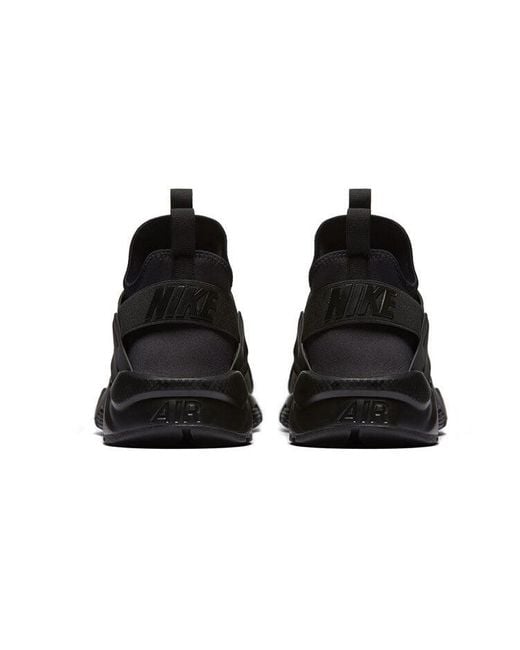 Nike Black Air Huarache Run Ultra 'Triple' for men