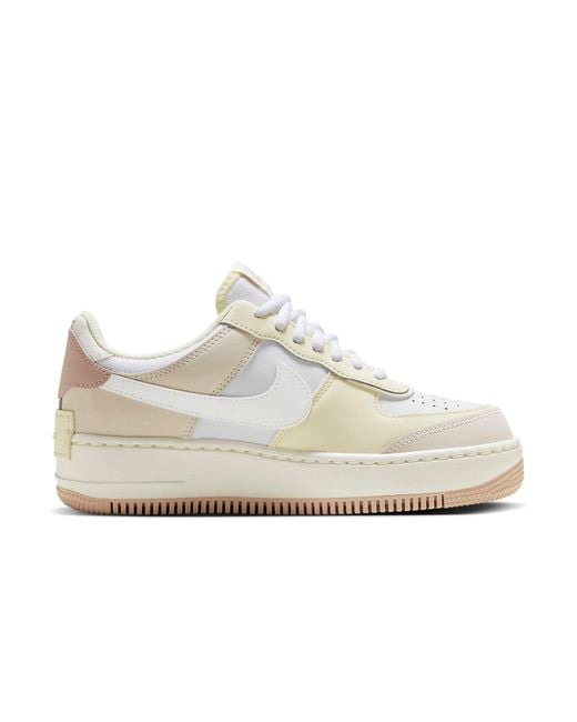 Nike White (Wmns) Air Force 1 Low Shadow 'Stone Ivory'