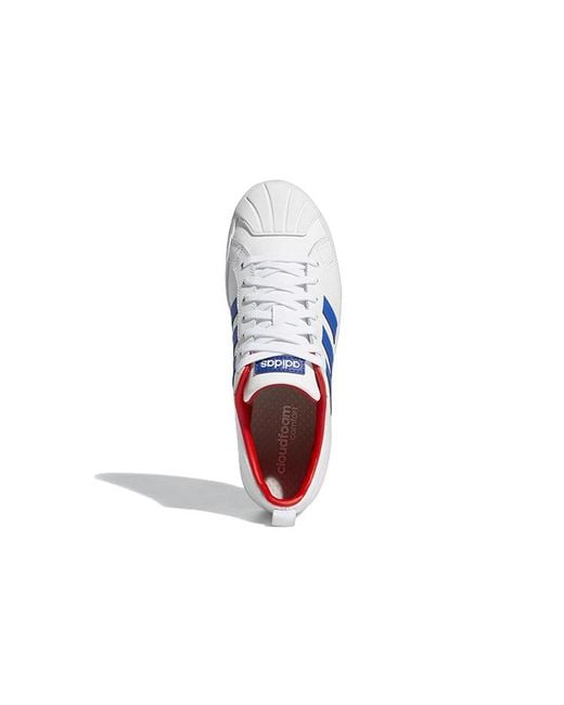Adidas Blue Neo Streetcheck Cloudfoam Court Low Shoes 'Cloud' for men