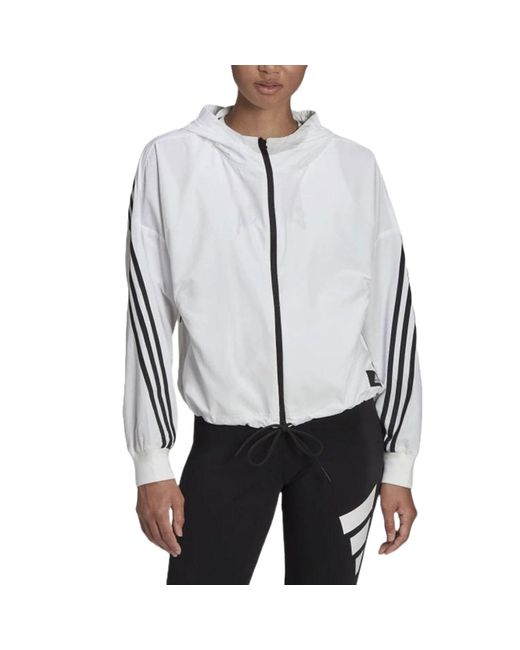 Adidas White (Wmns) Sportswear Future Icons Woven Windbreaker