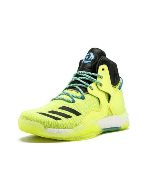 Adidas Yellow D Rose 7 Primeknit 'Volt' for men