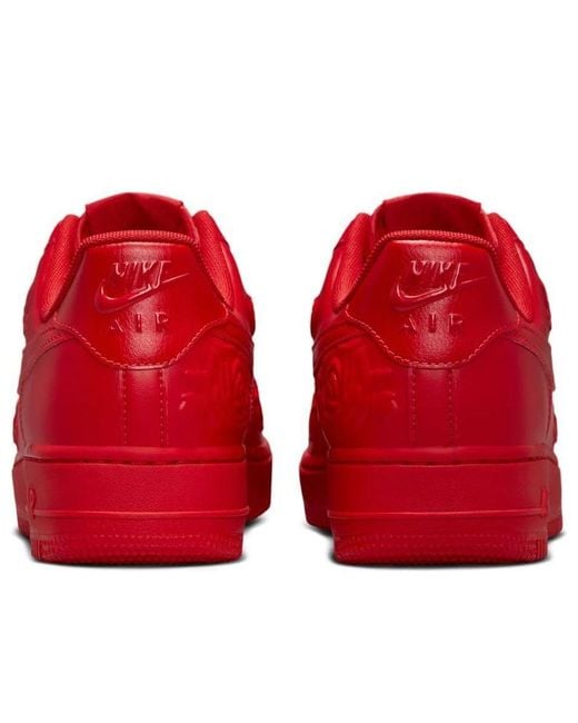 Nike Red (Wmns) Air Force 1 Roses'