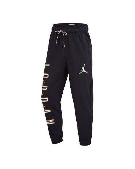 Nike Blue Sport Dna Casual Alphabet Printing Lacing Sports Pants/Trousers/Joggers for men