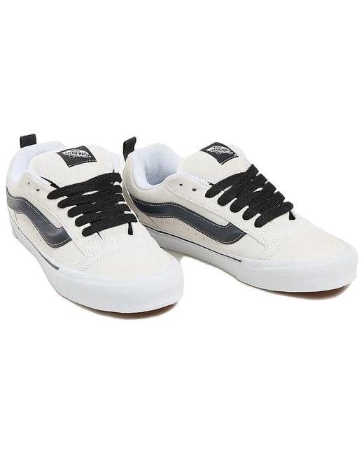 Vans White Knu-Skool 'Suede' for men