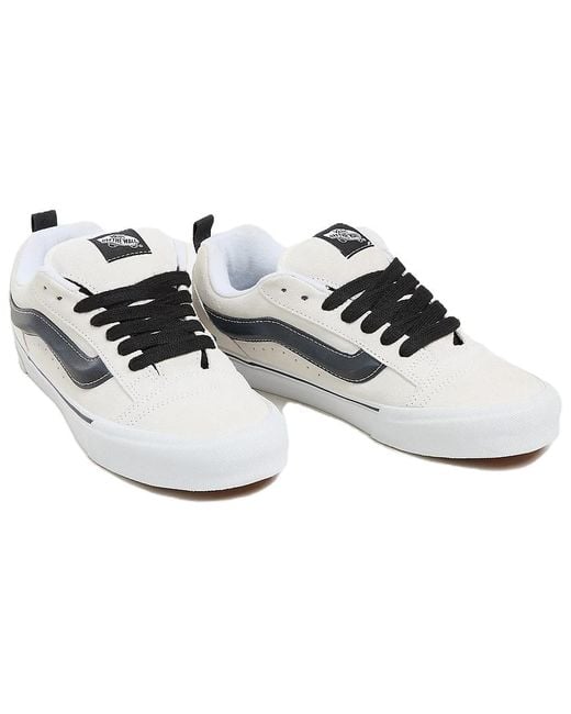 Vans White Knu-Skool 'Suede' for men