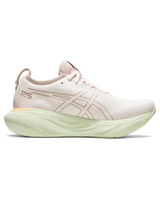 Asics White Gel Nimbus 25 'cream Fawn'