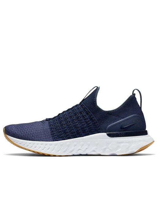 Nike Blue React Phantom Run Flyknit 2 'College' for men