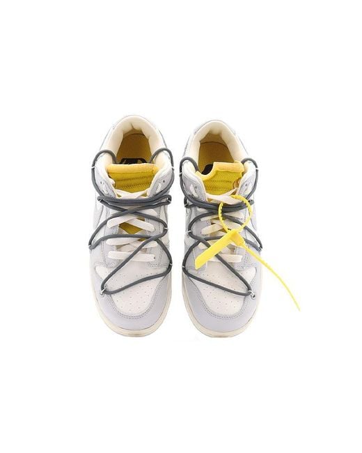 Nike White X Off- Dunk Low 'Lot 41 Of 50' for men