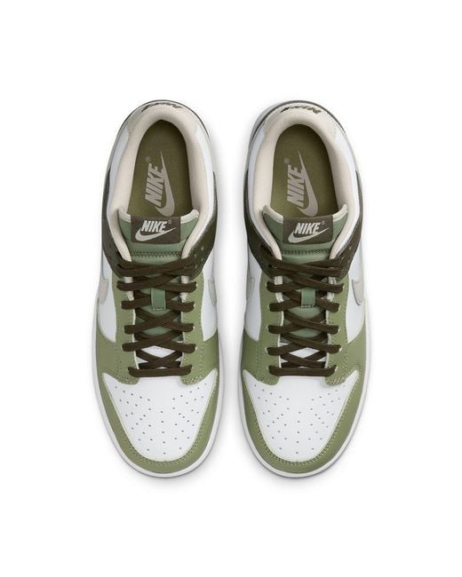 Nike Green Dunk Low Shoes for men