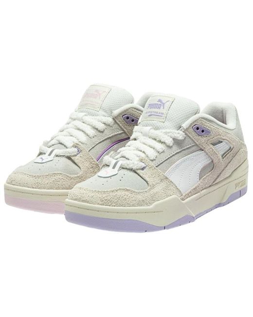 PUMA White X 8Enjamin Slipstream Sneakers 'Vapor' for men