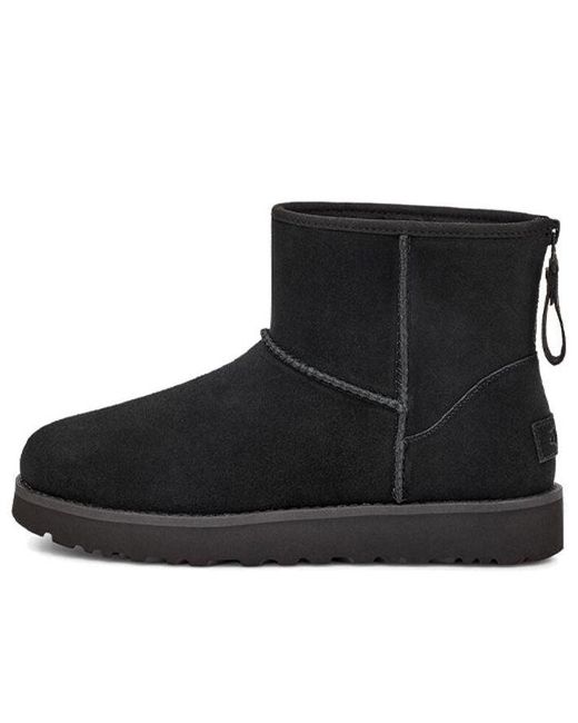 Ugg Black (Wmns) Classic Mini Logo Zip