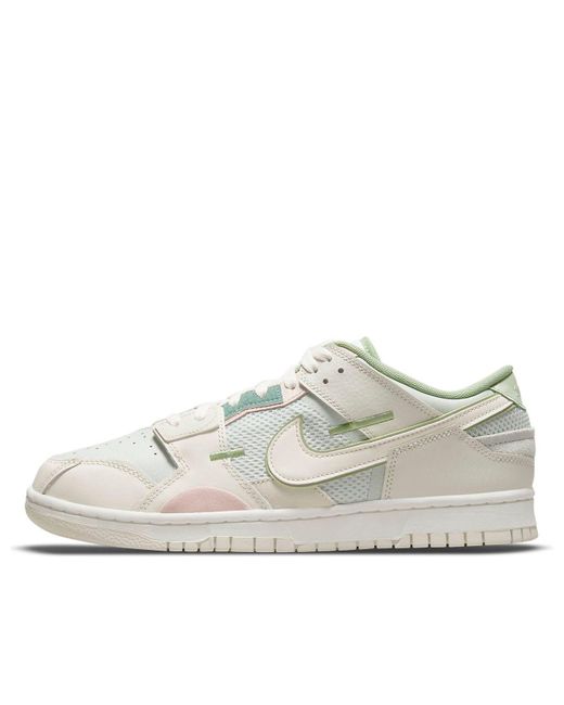 Nike White Dunk Scrap Se Haze Oil' for men
