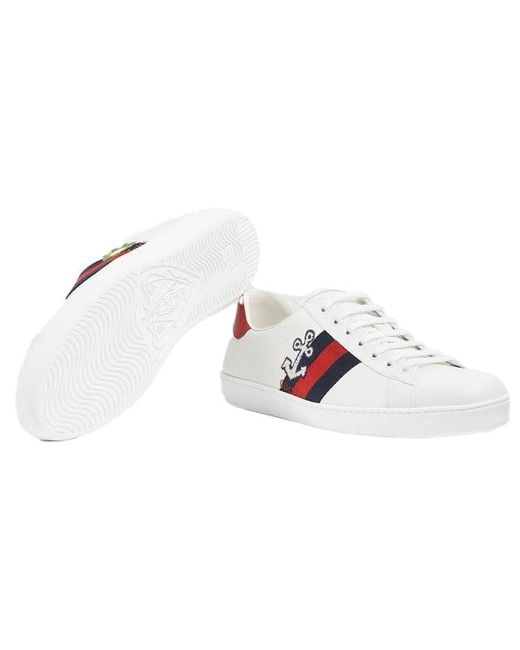 Gucci White Ace 'Cauliflower' for men