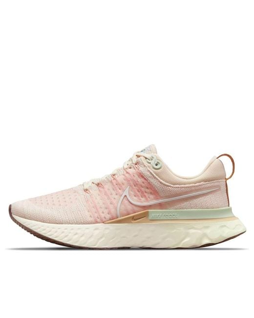 Nike Pink (Wmns) React Infinity Run Flyknit 2 'Cashmere'