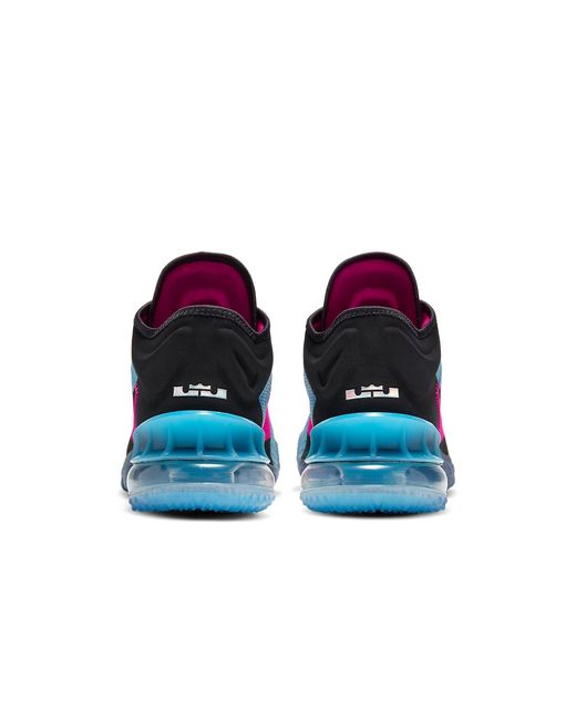 Nike Blue Lebron 18 Low 'Neon Nights' for men