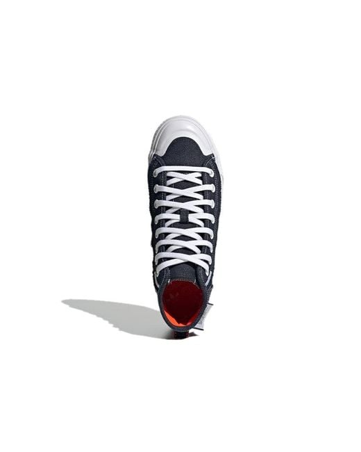 Adidas Blue Nizza Hi Rf Denim' for men