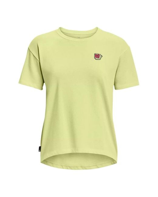 Under Armour Yellow (Wmns) Heavyweight Graphic T-Shirt