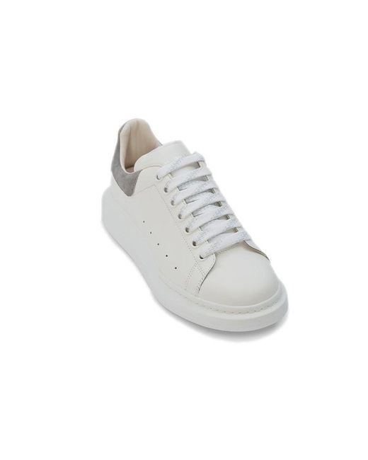 McQueen White Oversized Sneaker Iron' for men