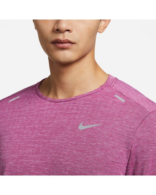 Nike Purple Repel Element Run Top for men