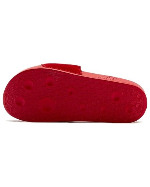 PUMA Red Leadcat Suede Slide for men