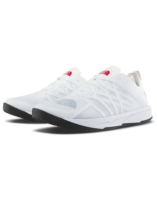 The North Face White Flypack Lace Sneakers
