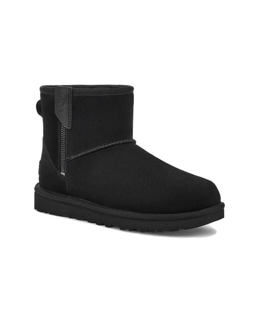 Ugg Black (Wmns) Classic Mini Bailey Zip Boot