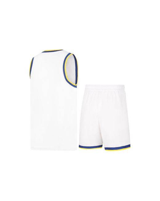 Li-ning White Basketball Competition Suits for men