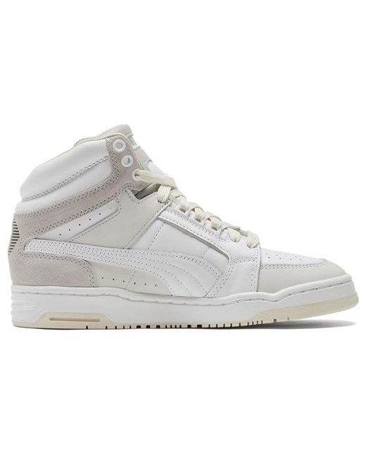PUMA White Slipstream Mid Luxe for men