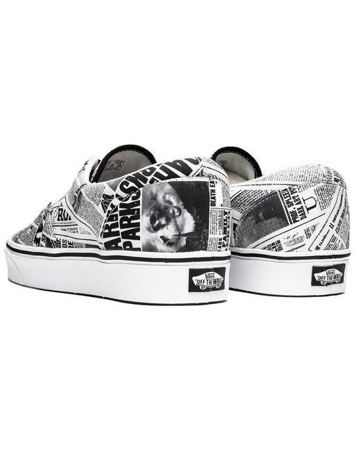 Vans White X Harry Potter Comfycush Era 'Newspaper' for men