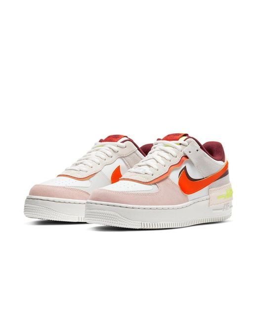 Nike White (Wmns) Air Force 1 Shadow 'Team Pearl'