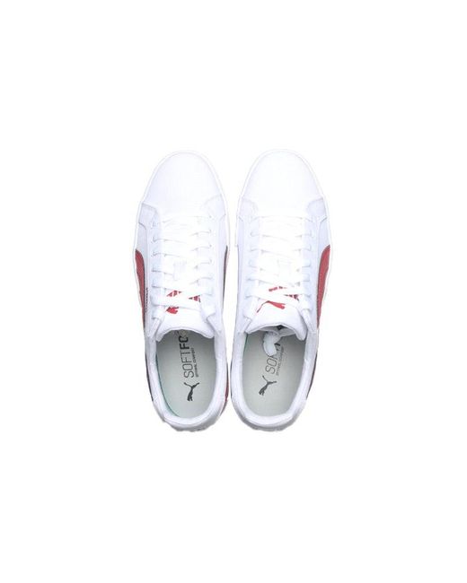 PUMA White Smash Vulc Canvas American Beauty' for men