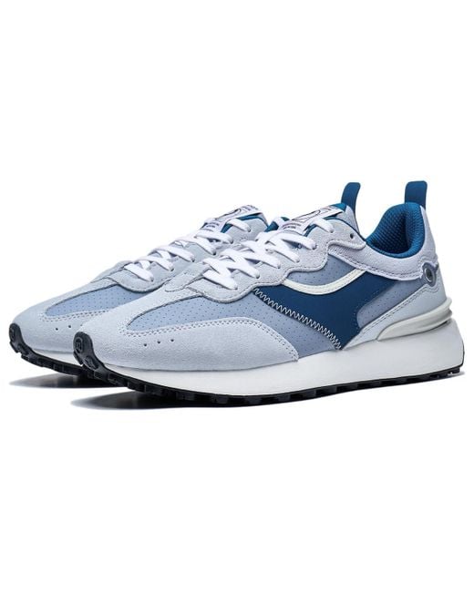 Li-ning Blue Cosmos Classic Trainers Retro Walking Shoes for men