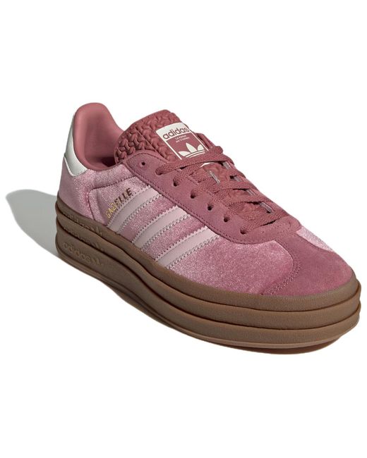 Adidas Purple (Wmns) Originals Gazelle Bold 'Preloved Crimson Velvet'
