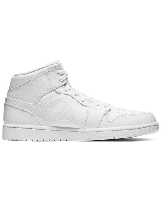 Nike White 1 Mid for men