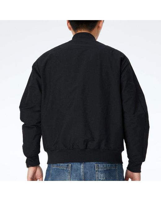 Adidas Blue Th Jkt Bomb Fleece Lined Stay Warm Casual Sports Jacket for men