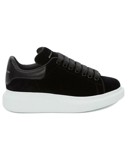 McQueen Black (Wmns) Oversized Sneaker 'Smooth'