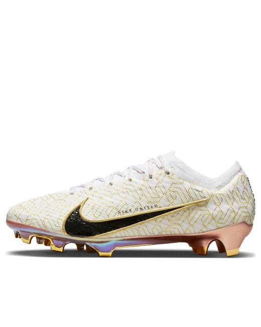 Nike White Zoom Mercurial Vapor 15 Elite Fg 'United Golden Pack' for men