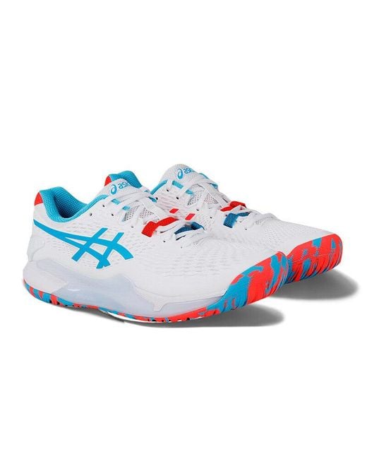 Asics Blue Gel-Resolution 9 Sportstyle Shoes for men