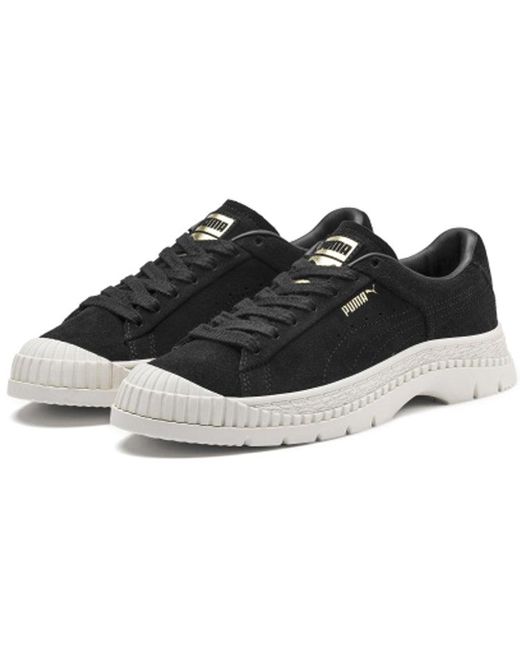 PUMA Black (Wmns) Utility Suede