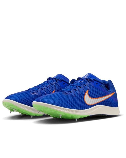 Nike Blue Rival Distance Track & Field Distance Spikes for men
