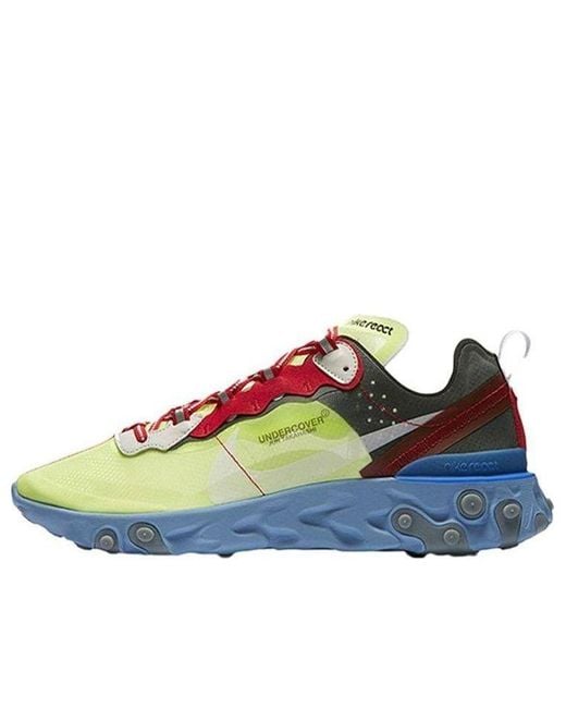 Nike Blue Undercover X React Element 87 'Volt' for men