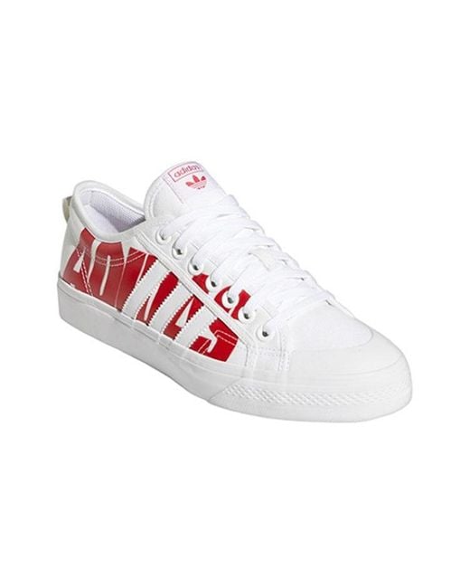 Adidas White (Wmns) Nizza Trefoil