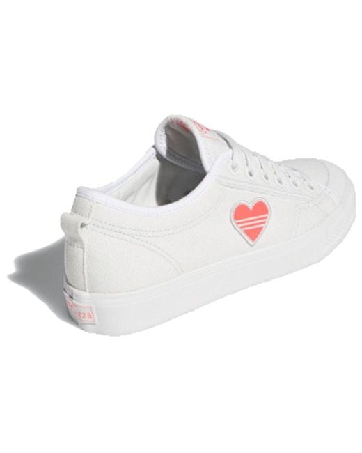Adidas White (Wmns) Nizza Trefoil 'Valentine's Day'