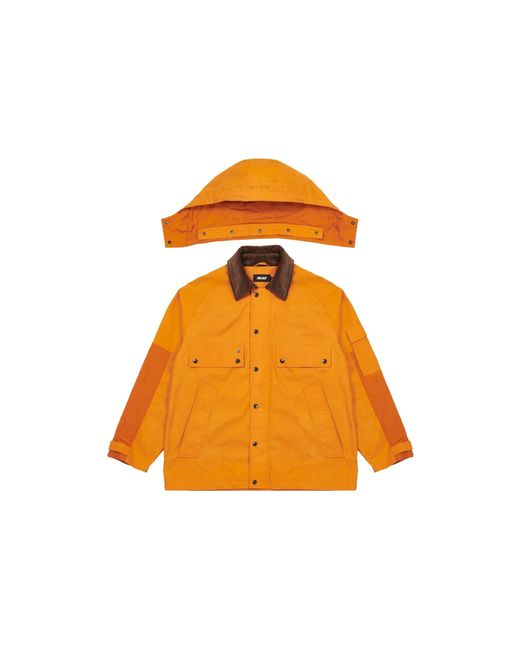 Palace Orange Fw22 Formula Jacket for men