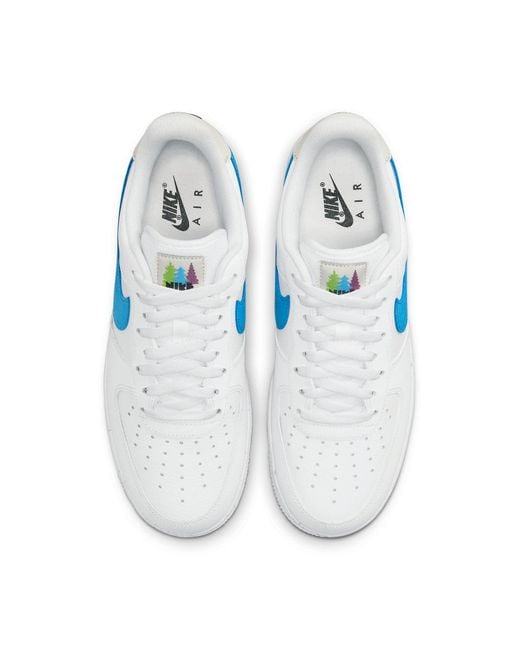 Nike Blue Air Force 1 Low '07 'Evergreen University' for men