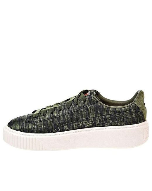 PUMA Brown (Wmns) Basket Platform Vr
