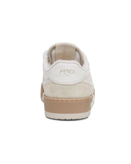Fendi White (Wmns) Match Low Top Suede