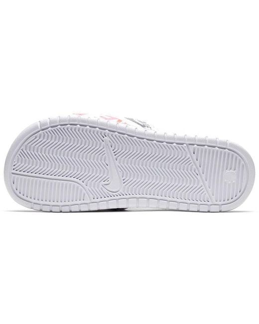 Nike White (Wmns) Benassi Jdi Print 'Floral' for men